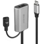 USB 3.1 ilginimo laidas 5m su Type-C ir Type A jungtimis