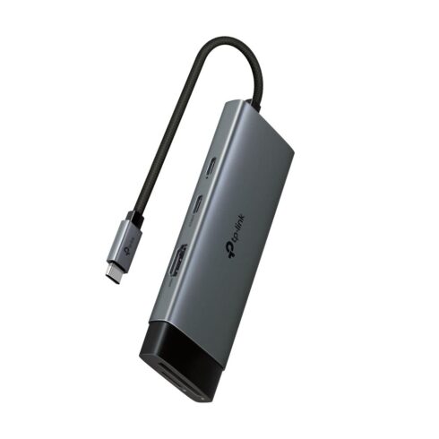 USB-C 7 prievadų hubas TP-LINK UH7020C su 4K HDMI ir 100W Power Delivery