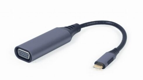 USB-C į VGA adapteris, pilkas