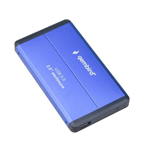 HDD korpusas Gembird EE2-U3S-2-B su USB 3.0, mėlynas