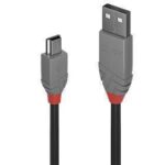 USB 2.0 A į Mini-B laidas, 0.2m, Anthra linija