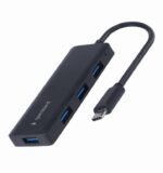 USB-C 4 prievadų hubas su USB 3.1 (Gen 1) greičiu iki 5 Gbps