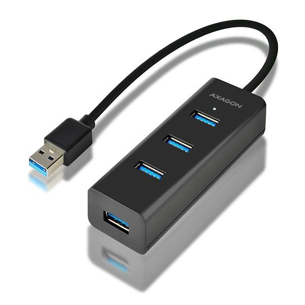 f8f63ef0-0126-4db5-9d1c-b7ce43a31788 AXAGON HUE-S2B USB 3.0 hub su 4 prievadais ir greitu įkrovimu