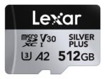 Lexar microSDXC 512GB UHS-I kortelė su 205MB/s skaitymo greičiu