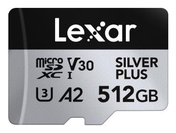 f918cc1b-e1d8-4ceb-94b8-c804effd2c31 Lexar microSDXC 512GB UHS-I kortelė su 205MB/s skaitymo greičiu