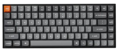 Klaviatūra Keychron K2 Max RGB, belaidė, 75% išdėstymas
