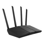 ASUS RT-AX57 belaidis maršrutizatorius su Wi-Fi 6 ir 4 antenomis
