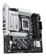 Mainboard ASUS Intel B860 Express LGA1851 Micro-ATX Memory DDR5 Memory slots 4 1xPCI-Express 4.0 1x 1xPCI-Express 4.0 16x 1xPCI-Express 5.0 16x 2xM.2 1xHDMI 1xDisplayPort 7xUSB 2.0 1xUSB-C 1xUSB-C w/Thunderbolt 1xOptical S/PDIF 1xRJ45 3xAudio port PRIMEB860M-AWIFI