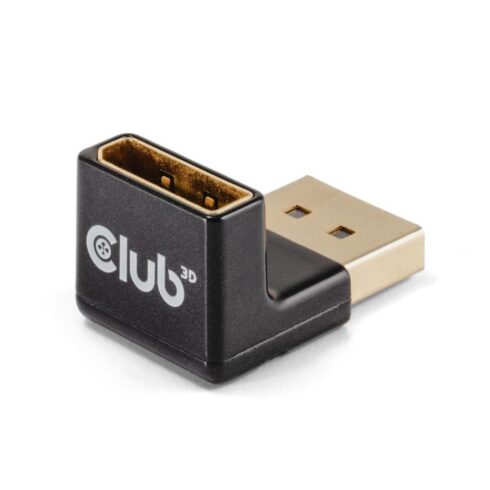 I/O adapteris DisplayPort M į DP 1.4 F 90 laipsnių kampu