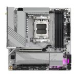Mainboard GIGABYTE AMD B650 SAM5 Micro-ATX Memory DDR5 Memory slots 4 1xPCI-Express 4.0 4x 1xPCI-Express 4.0 16x 2xM.2 1xHDMI 1xDisplayPort 4xUSB 2.0 7xUSB 3.2 1xUSB-C 1xOptical S/PDIF 1xRJ45 2xAudio port B650MAELITEAXICE1.1