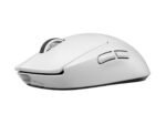 Pelė Logitech USB Optical WRL Pro X, balta, šoninis vaizdas