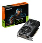 GIGABYTE NVIDIA GeForce RTX 5060 su 8 GB GDDR7 ir PCI-E 5.0