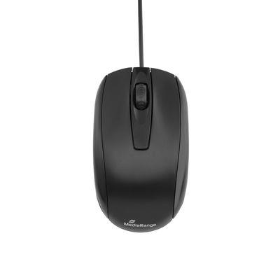 fcbd9ca7-9a9b-419a-ad4e-745e36052e65 MOUSE USB OPTICAL BLACK/3-BUTTON MROS210 MEDIARANGE