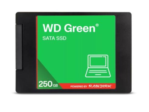 SSD WESTERN DIGITAL Green 250GB 3D NAND Read speed 545 MBytes/sec 2,5" MTBF 2000000 hours WDS250G5G0A