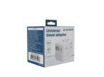 Gembird TPA-2A3C70-01-W Universal travel power adapter, 70 W, white | Gembird