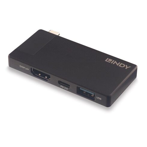 I/O dokų stotis Lindy DST-Micro su 4K HDMI ir 100W PD