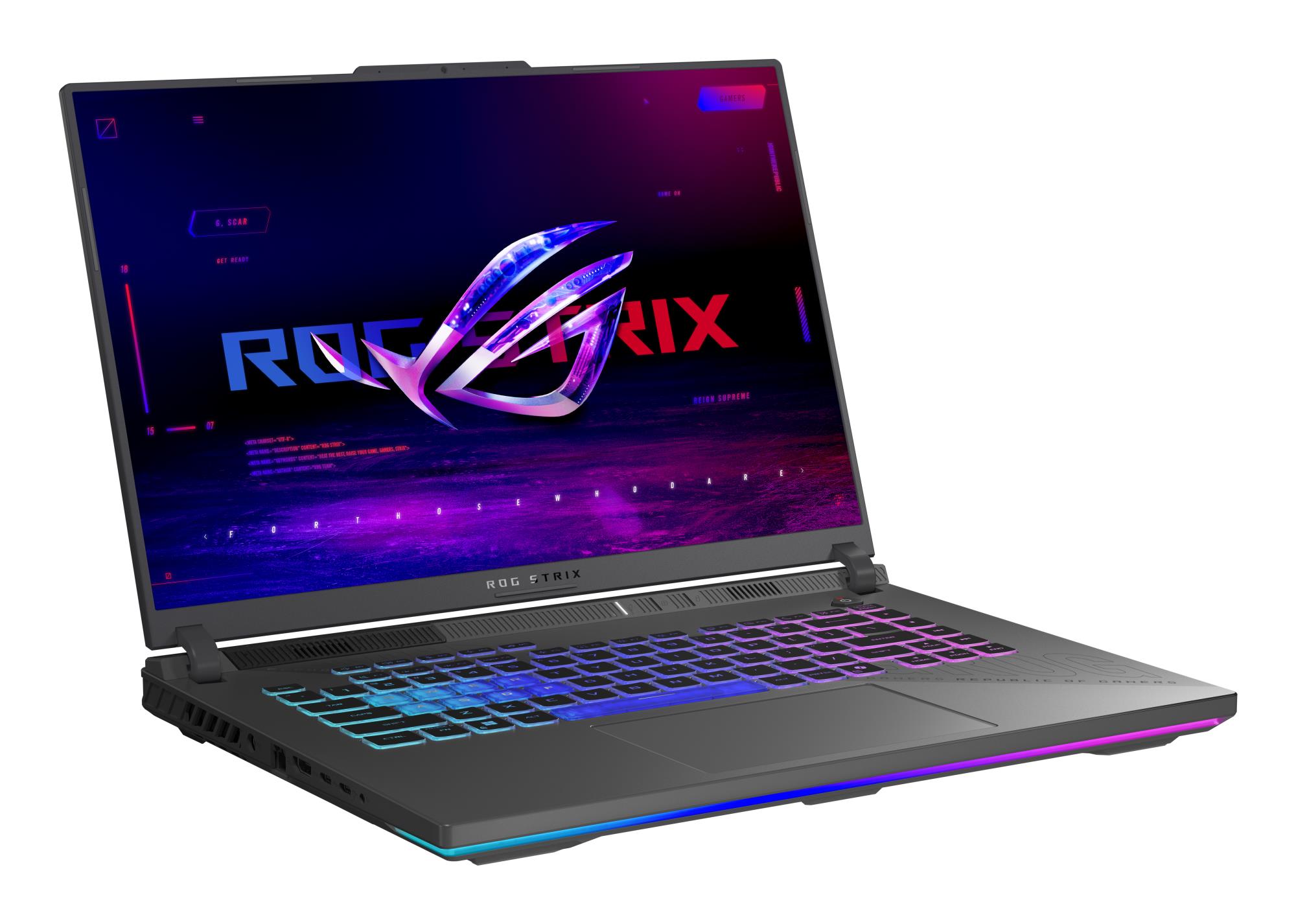 0064fb7e-7b48-40f0-b0d4-757ef14e102e Nešiojamas kompiuteris ASUS G614PR su atidarytu ekranu, rodančiu Windows 11