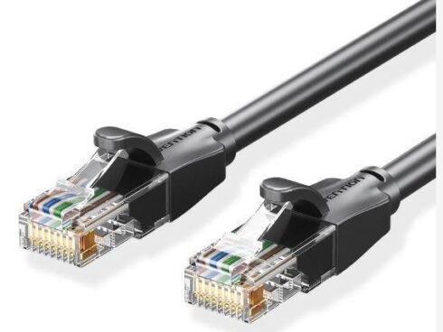 PATCH CABLE CAT.6 UTP/20M BLACK IBEBQ VENTION