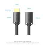 CABLE HDMI MALE/FEMALE 4K/1M BLACK AHCBF VENTION