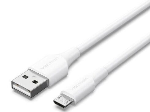 CABLE USB2.0 TO MICRO-B/1M WHITE CTIWF VENTION