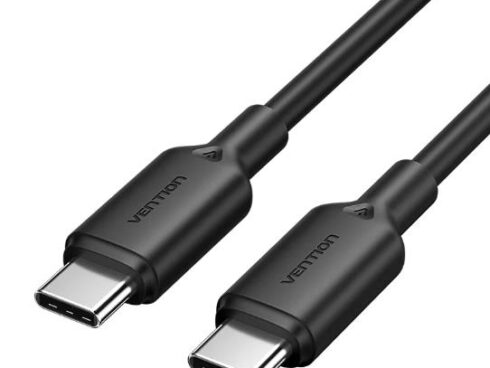 CABLE USB-C TO USB-C/2M BLACK TRCBH VENTION