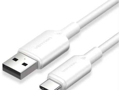 CABLE USB-C TO USB2.0/1M WHITE CTQWF VENTION
