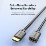 CABLE HDMI MALE/FEMALE 4K/2M BLACK AHCBH VENTION