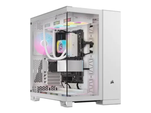 Corsair Dual Chamber PC Case   iCUE LINK 6500X RGB   White   Mid Tower   Power supply included No   ATX