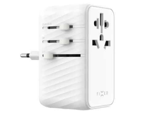 Fixed   Voyager 85W travel adapter for EU, UK and USA/AUS, with 4xUSB-C and 1xUSB output   Adapter