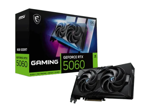 MSI GeForce RTX 5060 8G GAMING OC   NVIDIA   8 GB   GeForce RTX 5060   GDDR7   HDMI ports quantity 1   PCI Express Gen 5 x16 pin(uses x8)