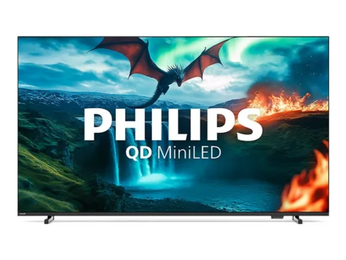 Philips QD MiniLED 4K TV   55MLED820/12   55   Smart TV   TITAN OS   Black