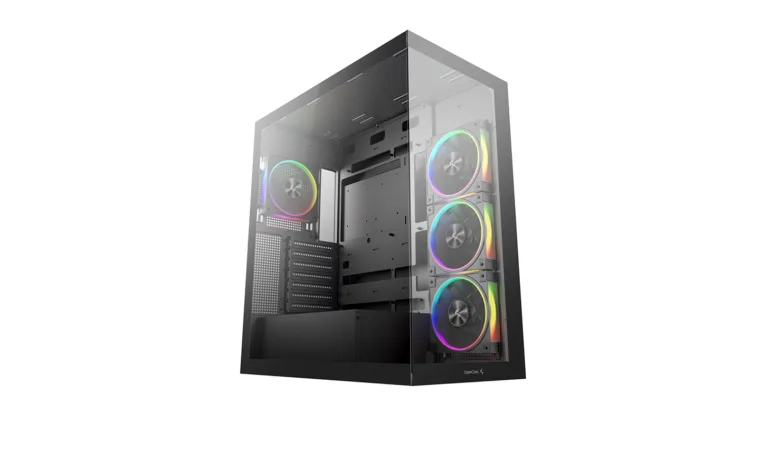 Deepcool CG580 4F V2 korpusas, juodas, ATX formato