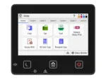 Canon I-SENSYS MF667Cdw spausdintuvas, matomas iš šono su valdymo panele