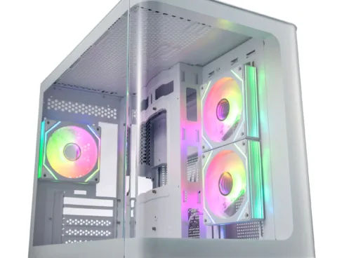 FSP Case   S380   White   Mid Tower   Power supply included No