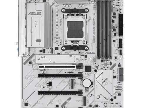 Asus B850 MAX GAMING WIFI W   Processor family AMD   Processor socket AM5   DDR5   Supported hard disk drive interfaces SATA, M.2   Number of SATA connectors 4