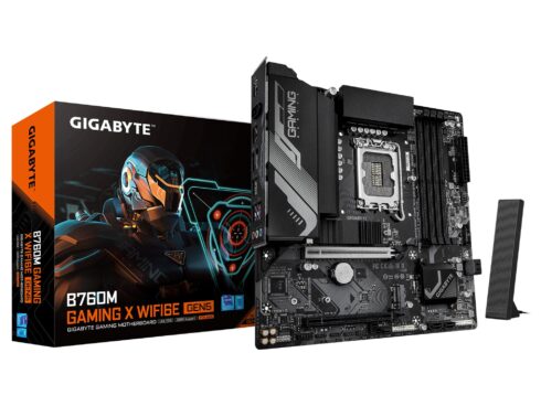 Mainboard GIGABYTE Intel B760 Express LGA1700 Micro-ATX Memory DDR5 Memory slots 4 B760MGXWF6EGEN5