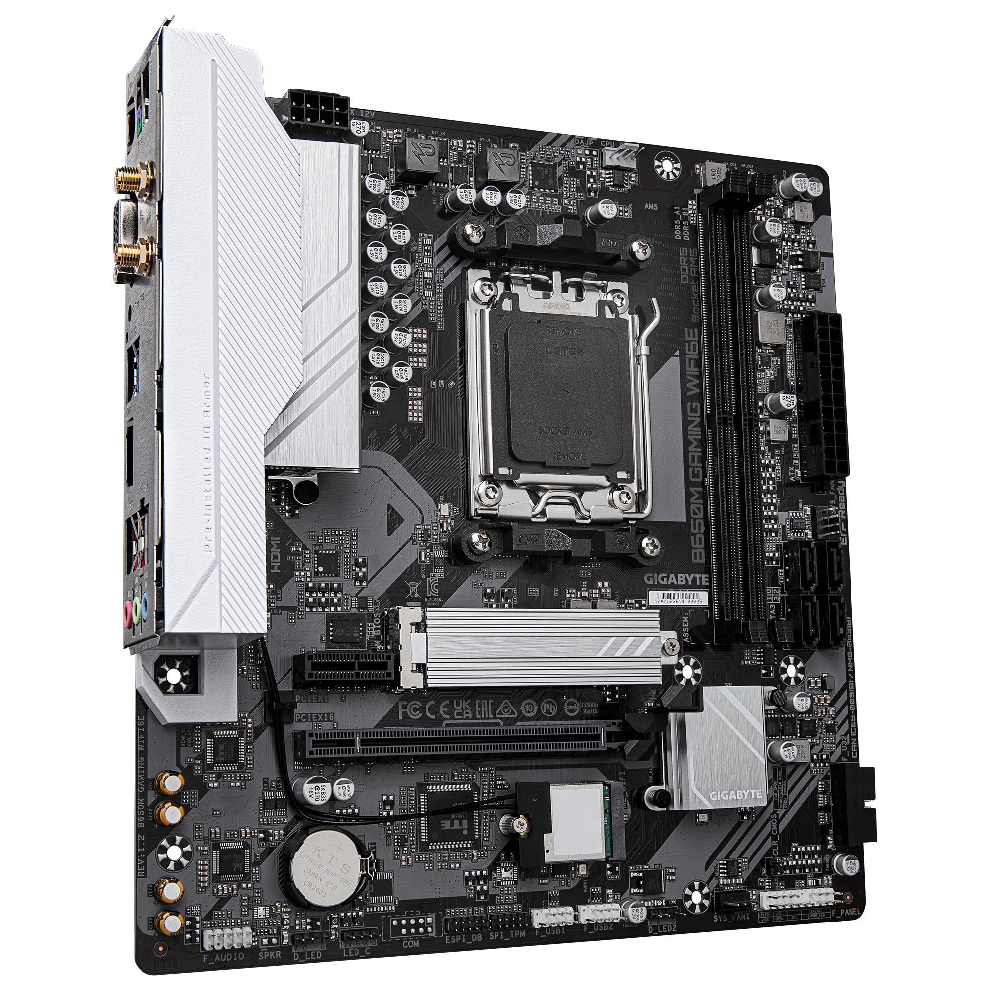 4c154181-0b5a-442d-8204-011d15d5d3a3 Mainboard GIGABYTE AMD B650 SAM5 Micro-ATX Memory DDR5 B650MGAMINGWIFI6E1.4