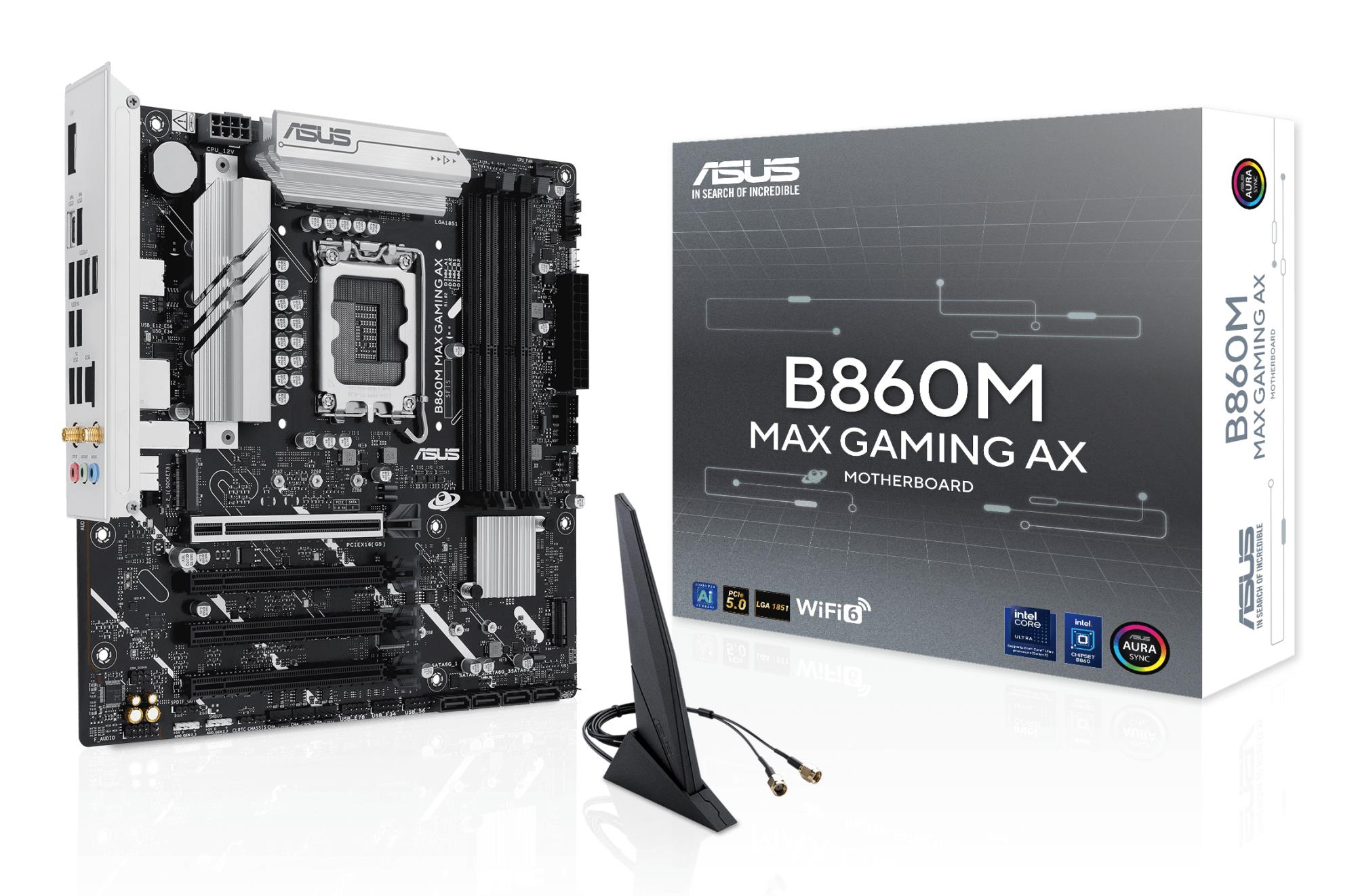 651e52b5-f9b9-4e1d-9892-50f30880569b MB B860 S1851 MATX su Intel® Core™ Ultra procesorių palaikymu