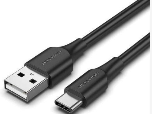 CABLE USB-C TO USB2.0/0.25M BLACK CTHBC VENTION
