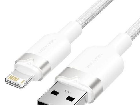 CABLE USB2.0 TO LIGHTNING/1M WHITE LANWF VENTION