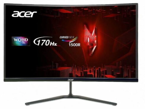 LCD Monitor ACER Gaming Panel VA 2560x1440 16:9 1 ms Speakers Colour Black UM.HE0EE.202