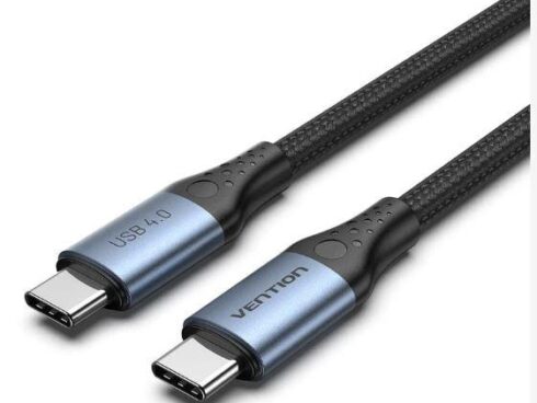 CABLE USB-C BRAIDED/1M GRAY TAVHF VENTION