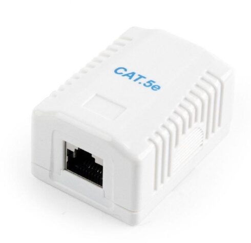 CAT5E FTP paviršinis montavimo dėžutė su keystone jack