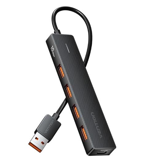 958d14cf-052c-4777-bc33-9471e131c982 5-in-1 USB 3.2 Gen 2 hub su 10Gbps perdavimo greičiu