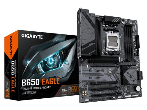 Mainboard GIGABYTE AMD B650 SAM5 ATX Memory DDR5 Memory slots 4 B650EAGLE1.2