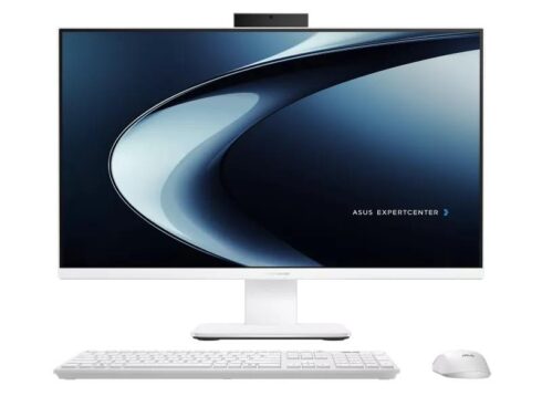 Monoblock PC ASUS All-in-One CPU Intel Intel Core 5 210H RAM 16 GB DDR5-SDRAM Screen 27 " 1920 x 1080 pixels Storage 512 GB White OS Windows 11 Pro 90PT03W8-M01B20