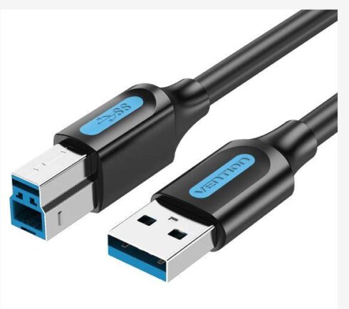 USB 3.0 male to male laidas, 3 m, juodas