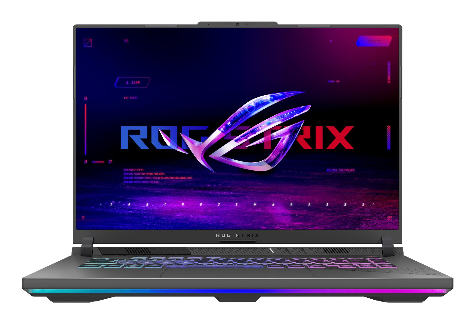 b4a6e34c-1db4-4986-8609-3e4fde9abca3 Nešiojamas kompiuteris ASUS G614PR, šoninis vaizdas su jungtimis