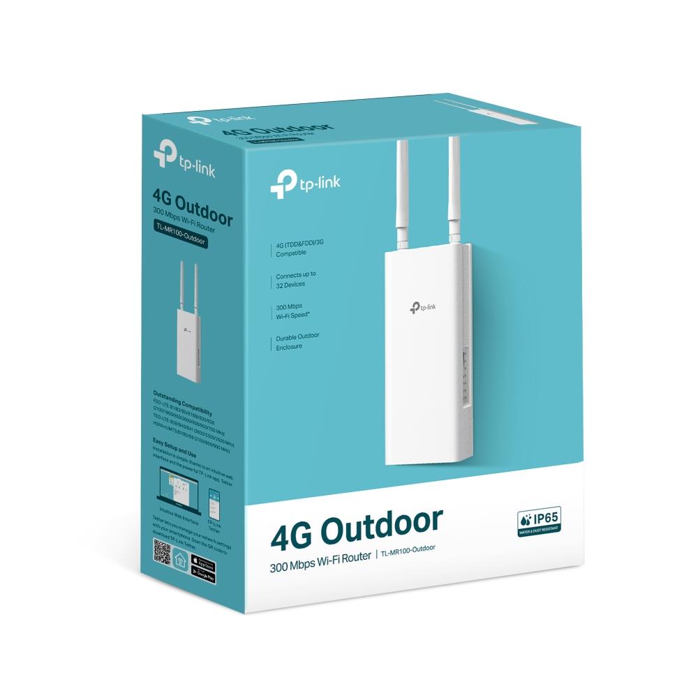 b6f29407-e2a2-41ea-abbb-63b11f7eebdd-2 TP-Link TL-MR100-Outdoor 4G 300 Mbps Wi-Fi Outdoor Router TP-LINK