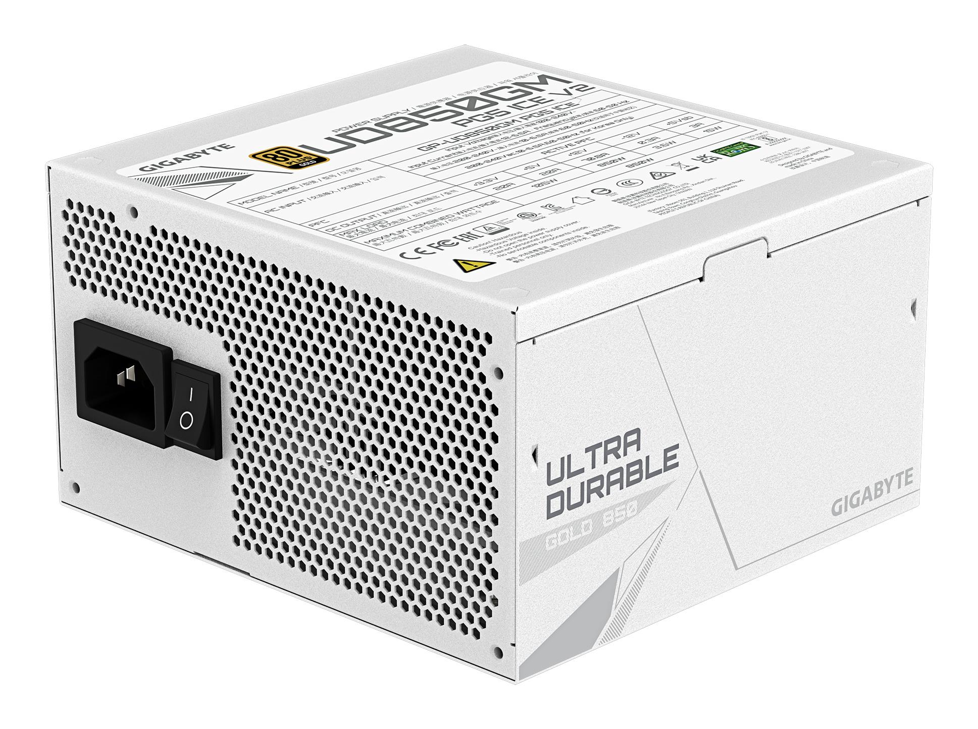 d56dcec6-f301-4560-8542-614e6badd5c3 Power Supply GIGABYTE UD850GM PG5 ICE? ATX PC 100 - 240 V 850 W GP-UD850GMPG5ICE